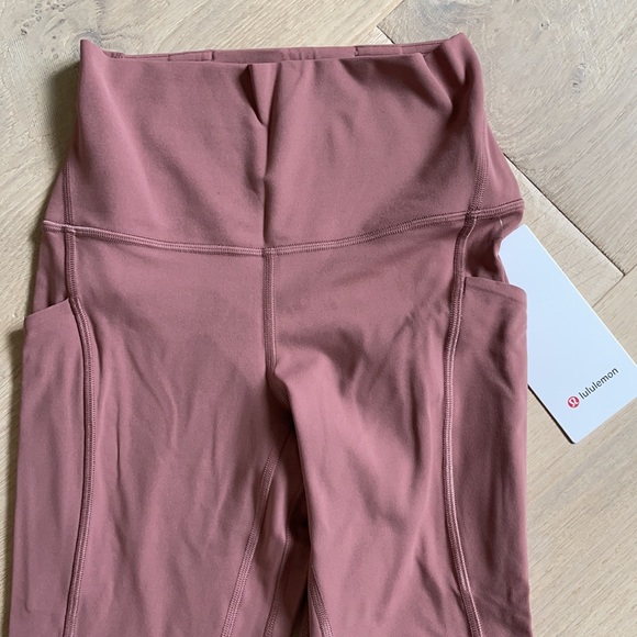 NWT Lululemon Align Pockets 25” Spiced Chai. Sz 4.